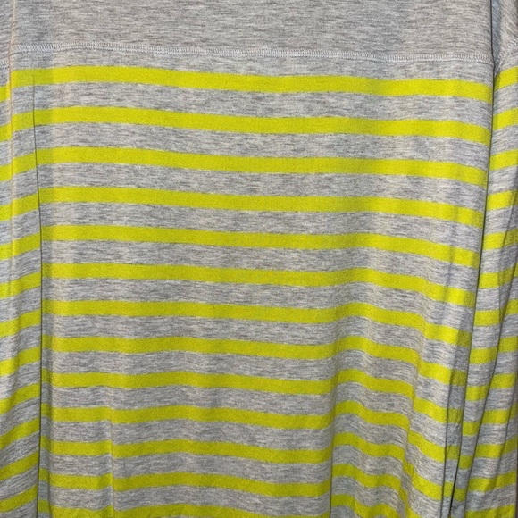 Workshop Republic Clothing Woman Long Sleeve Shirt Neon Green and Grey Size 2X - Picture 2 of 5